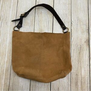 VTG Y2K Slouchy Unlined Leather Lucky Brand Hobo Purse Handbag with pouch